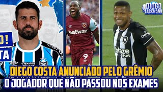 O JOGADOR QUE NÃO PASSOU NOS EXAMES  A PROPOSTA RECUSADA POR JUNIOR SANTOS  DIEGO COSTA VEM AI [upl. by Andri]