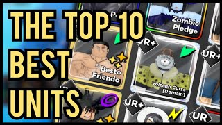 The TOP 10 BEST Units in the Game Upd 14  Anime World Tower Defense [upl. by Nosydam]