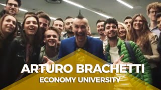 Meeting with Economics students  Arturo Brachetti  2017 [upl. by Noitna]