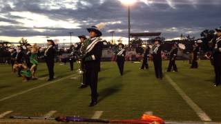 MHS Marching Band  Mooreville vs Belmont Football [upl. by Honorine]