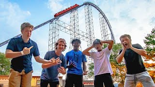 RIDING EVERY ROLLER COASTER AT CEDAR POINT [upl. by Tomchay720]