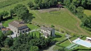 AGRITURISMO in TOSCANA IL SASSO ANGHIARI Arezzo  Agriturismo con piscina in Valtiberina Toscana [upl. by Eneloc221]