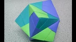 Origami stellated octahedron sonobe [upl. by Claus479]