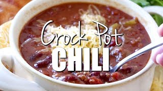 How to make Best Crock Pot Chili [upl. by Peck]