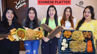 The MASTERCHEF CHALLENGE with DingDongGirls  Making Chinese Platter  Part 4  Who Won [upl. by Nollek270]