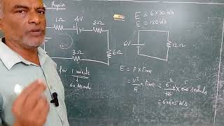 Problem based on Energy Calculation for a simple DC Circuit  Class 12 Physics [upl. by Ardnahsal]