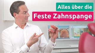 Feste Zahnspange in der Kieferorthopädie  KFO1 Praxis Dr Schmidt [upl. by Zuleika916]