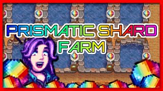 Stardew Valley  PRISMATIC SHARD FARM  Uses and Tips [upl. by Eseerahs]