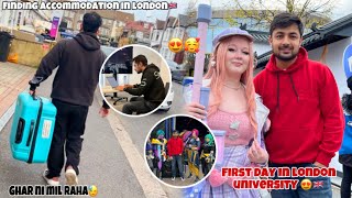 Finding accommodation in London 🇬🇧  Indian Mela in UK  my first day in University United kingdom [upl. by Gnik985]