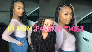 How to Super Easy LargeMedium Passion twist on yourself [upl. by Chuch]