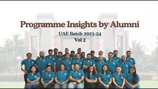 IIM Calcutta Alumni Talk Series  Batch 202324  Vol 2 UAE Batch [upl. by Lebazi]