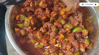 HOW TO MAKE MANGO PICKLEAVAKAYA RECIPEMANGO PICKLE RECIPEEASY AND TASTY😋 AVAKAYA PACHADI RECIPE [upl. by Remliw72]