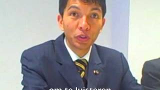 Interview met president Rajoelina van Madagaskar [upl. by Adnimra307]