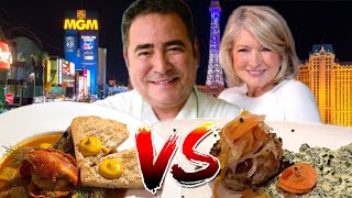 Iron Chef Las Vegas Emeril Lagasse MGM Grand vs Martha Stewart Paris Las Vegas  Battle Seafood [upl. by Daughtry]