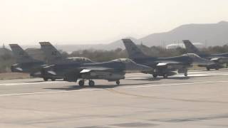 F16 Fighters Interupt Our Flight [upl. by Renrag410]