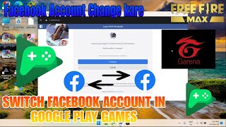 How to change free fire Facebook Account in Google play beta for pc freefirepcversion googleplay [upl. by Colligan8]