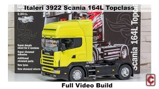 Full Video Build  Italeri No 3922 Scania 164L quotTop Classquot 124 as Scania 144L  Englisch [upl. by Malilliw]