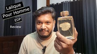 Lalique Pour Homme EDP Fragrance Review  Fougere Fragrance  Creed Bois du Portugal Clone [upl. by Noelopan]