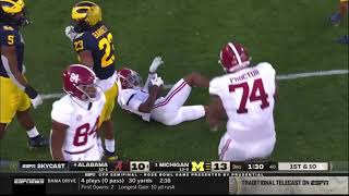 4 Alabama vs 1 Michigan Highlights  2024 RoseBowl  CFP SemiFinal  College Football Highlights [upl. by Burk]