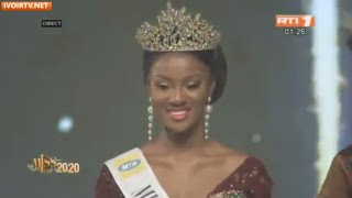 Beauté Mlle Kouadio Marilyne élue Miss Cote divoire 2020 [upl. by Ardnola]