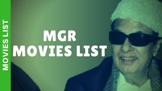 MGR Movies List  Actor MGR Filmography [upl. by Natan]