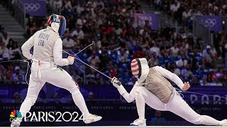 Come along for the US womens foil teams journey to historic gold medal  Paris Olympics [upl. by Aehsal]