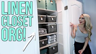 Linen Closet Organization [upl. by Eduj993]