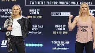 Holly Holm vs Ronda Rousey [upl. by Nayve955]