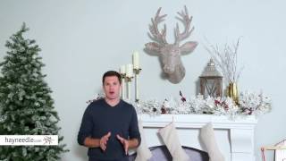 Jeweled Reindeer Antler Head Wall Decor  Product Review Video [upl. by Estell]