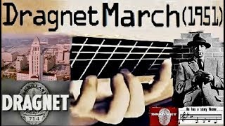 quotDragnet March 1951quot  guitar cover [upl. by Itisahc]