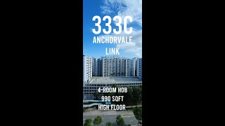 333C Anchorvale Link 4Room HDB 990sqft [upl. by Yrennalf898]