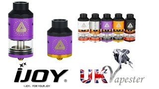 iJoy Limitless RDTA Tank Review  RDA amp RTA in One [upl. by Norrahc502]