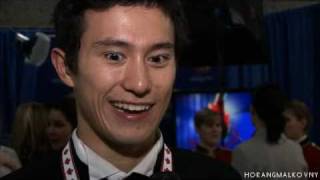 ☆ 2010 SC Backstage Pass Patrick Chan interview after FS SkateBuzz [upl. by Abigail]