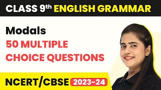 Class 9 English Grammar MCQs 50 Solved  Modals MCQs [upl. by Alaehcim100]