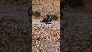 Taking The Aprilia Tuareg Up and Over Webster Pass CO [upl. by Horace]