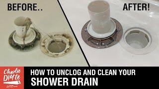 How to Unclog and Clean your Shower Drain [upl. by Jennine]