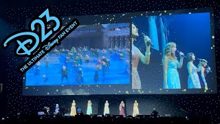 D23 Disney Princess The Concert Frozen Song Performances [upl. by Eitsirhc]