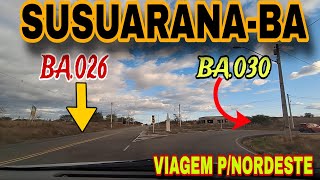 VIAGEM DE CARRO P NORDESTE RETORNO DE FÉRIAS ACESSO A BA030 SUSUARANABA [upl. by Ihcego101]