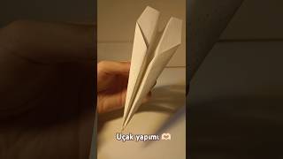 UÇAK YAPIMIkağıttan uçak nasıl yapılıruçak yapımı diy shortsvideo art origami kesfetforyou [upl. by Emearg]