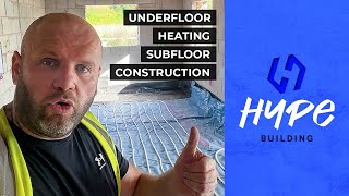 Low finish wet underfloor heating The Big Build episode 40 [upl. by Hopper]