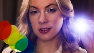 ASMR Eye Exam with Light Trigger Eyes Closed amp Color Vision Tests ✨ [upl. by Katine315]