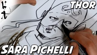 Sara Pichelli drawing Thor [upl. by Lombardi]