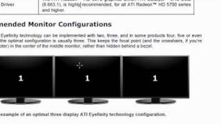 AMD Radeon HD 6950 Eyefinity Technology Setup Tutorial  Part 1 [upl. by Feledy]