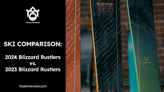 Ski Comparison 2024 Blizzard Rustlers vs 2023 Blizzard Rustlers [upl. by Hyacinthie]