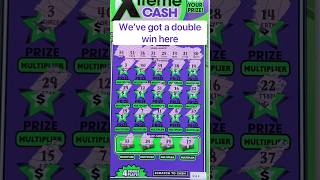 DOUBLE WINNER Xtreme CASH newyorklottery scratchers scratchofftickets shorts money fun viral [upl. by Lorrad]