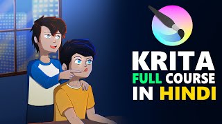 Krita Full Course in Hindi Ft RemyBlaze [upl. by Arodasi327]