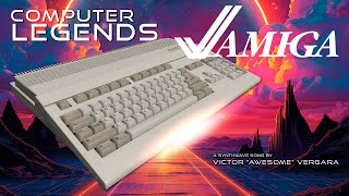 Computer Legends Amiga  A tribute synthwave song by Victor Vergara quotAwesomequot [upl. by Worthington407]