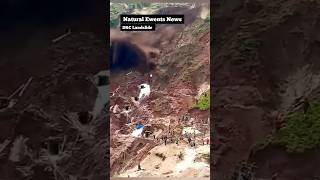 😥OMG Shocking Footage DR Congo Landslide Caught on Camera [upl. by Noisla]