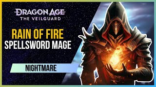 THE BEST BUILD IN DRAGON AGE THE VEILGUARD  SPELLSWORD MAGE  NIGHTMARE [upl. by Akcinehs]