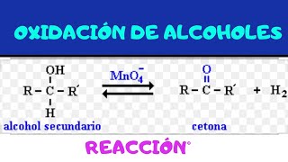 Oxidación de ALCOHOLES Primarios y Secundarios  Obtención de ALDEHíDOS y CETONAS [upl. by Paddy]